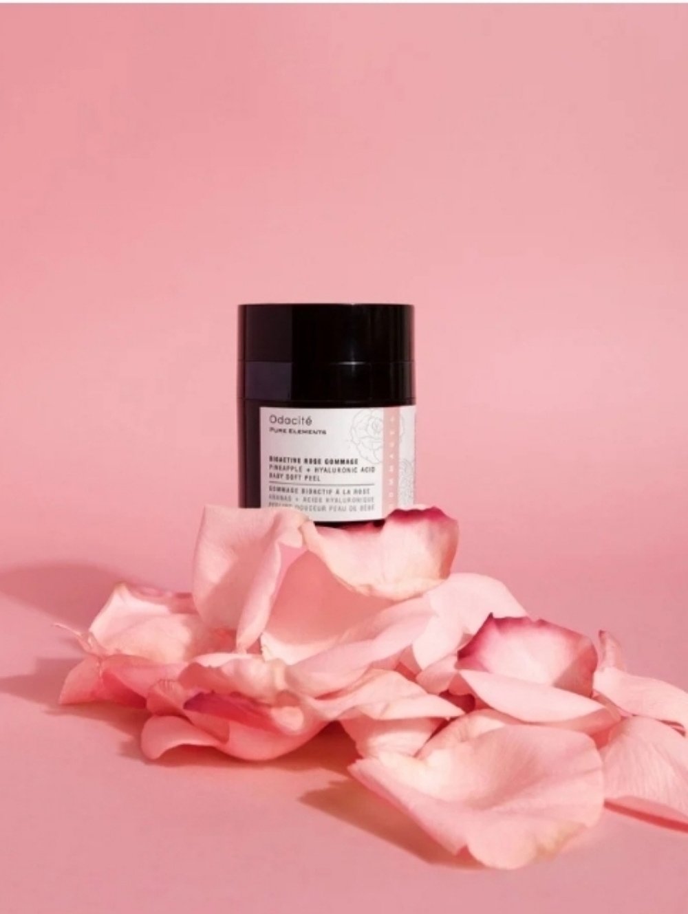 Odacité Pure Elements Bioactive Rose Gommage - Peel/ Hyaluronic Acid/NWOB